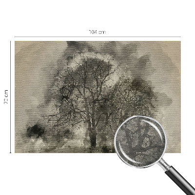 Tapeta fotograficzna fizelinowa z motywem tajemniczych drzew