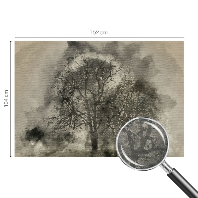 Tapeta fotograficzna fizelinowa z motywem tajemniczych drzew