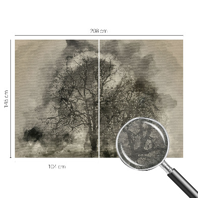 Tapeta fotograficzna fizelinowa Tajemnicze drzewa