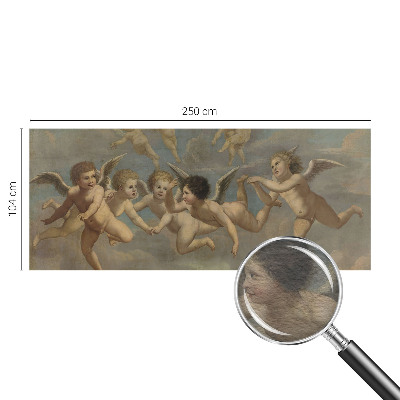 Nowoczesna fototapeta do salonu z motywem anielskich postaci