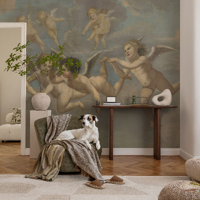 Nowoczesna fototapeta do salonu Anielskie postacie