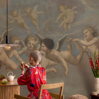 Nowoczesna fototapeta do salonu Anielskie postacie