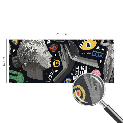 Dekoracyjna fototapeta na ścianę Kolorowa wystawa