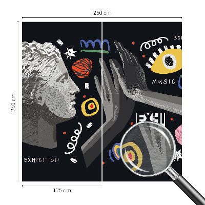 Dekoracyjna fototapeta na ścianę Kolorowa wystawa