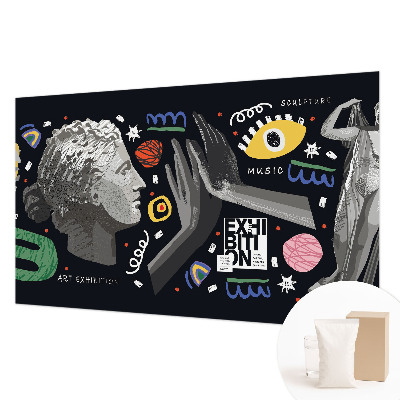 Dekoracyjna fototapeta na ścianę Kolorowa wystawa