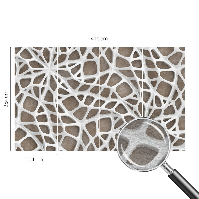 Fototapeta fizelinowa z nadrukiem Fototapeta fizelinowa z nadrukiem Koronkowa sieć