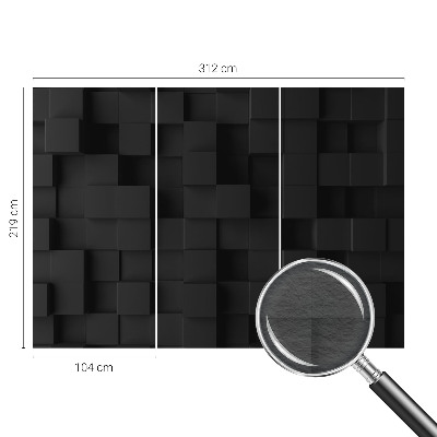 Tapeta fotograficzna fizelinowa Trójwymiarowe sześciany