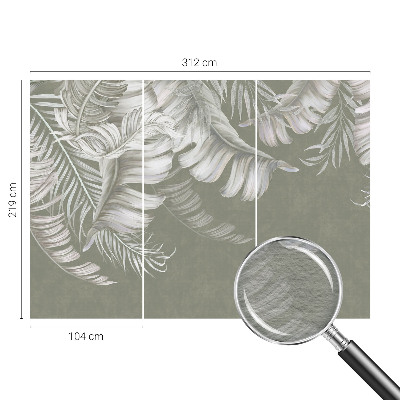 Fototapeta fizelinowa do sypialni Delikatne liście