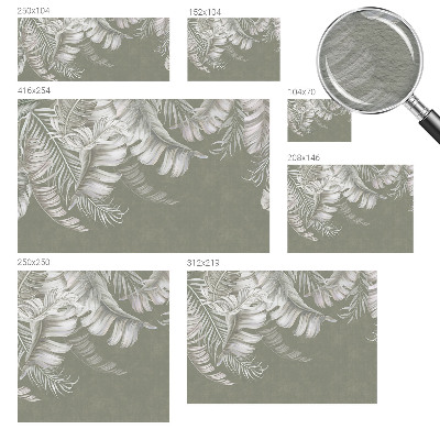 Fototapeta fizelinowa do sypialni Delikatne liście