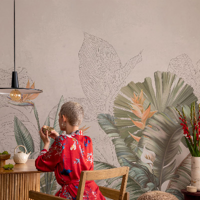 Fototapeta na ścianę Tropikalne kwiaty