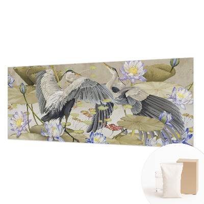 Tapeta fotograficzna Ptaki i lilie