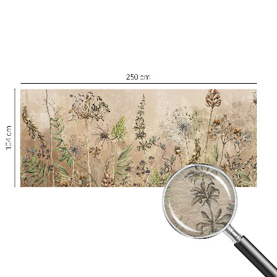 Nowoczesna fototapeta do salonu Rustykalne kwiaty