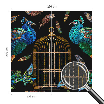 Fototapeta fizelinowa z nadrukiem Fototapeta fizelinowa z nadrukiem Paw wizerunek