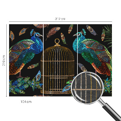 Fototapeta fizelinowa z nadrukiem Fototapeta fizelinowa z nadrukiem Paw wizerunek