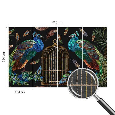 Fototapeta fizelinowa z nadrukiem Fototapeta fizelinowa z nadrukiem Paw wizerunek