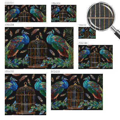 Fototapeta fizelinowa z nadrukiem Fototapeta fizelinowa z nadrukiem Paw wizerunek