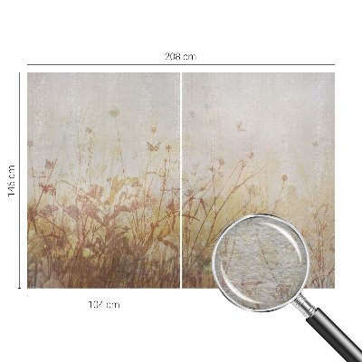 Fototapeta fizelinowa do sypialni Łąkowa harmonia