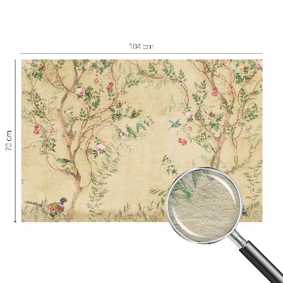 Fototapeta fizelinowa z nadrukiem Fototapeta fizelinowa z nadrukiem Kwiatowe akcenty