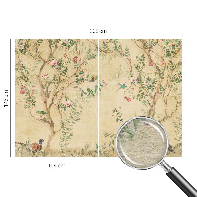 Fototapeta fizelinowa z nadrukiem Fototapeta fizelinowa z nadrukiem Kwiatowe akcenty