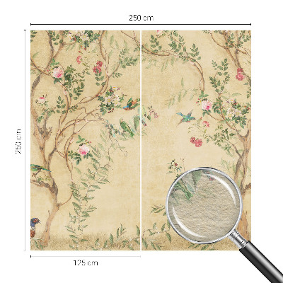 Fototapeta fizelinowa z nadrukiem Fototapeta fizelinowa z nadrukiem Kwiatowe akcenty