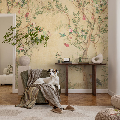 Fototapeta fizelinowa z nadrukiem Fototapeta fizelinowa z nadrukiem Kwiatowe akcenty