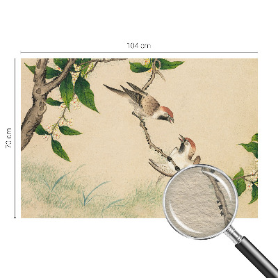 Fototapeta fizelinowa do sypialni Klasyczny duet