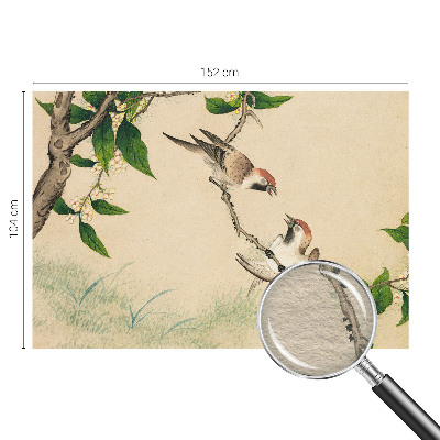 Fototapeta fizelinowa do sypialni Klasyczny duet