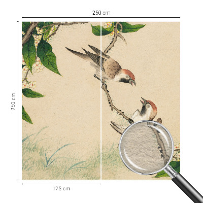 Fototapeta fizelinowa do sypialni Klasyczny duet