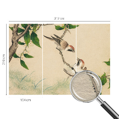 Fototapeta fizelinowa do sypialni Klasyczny duet