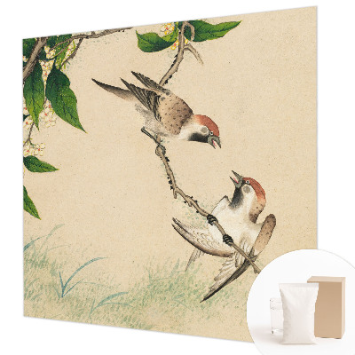 Fototapeta fizelinowa do sypialni Klasyczny duet