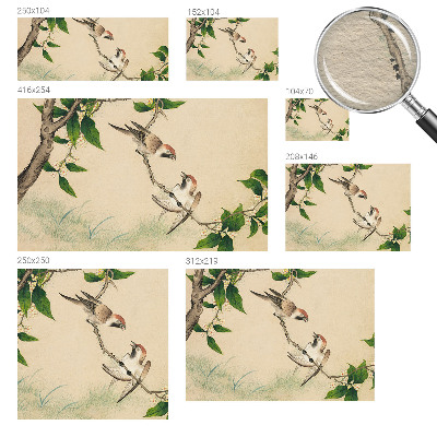 Fototapeta fizelinowa do sypialni Klasyczny duet