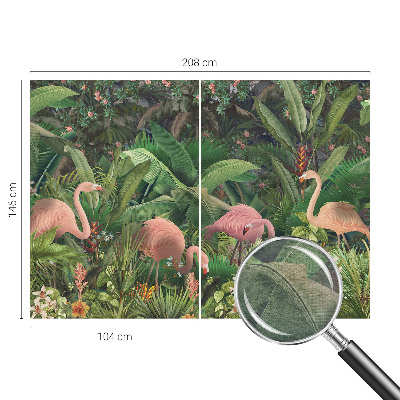 Dekoracyjna fototapeta na ścianę Dekoracyjna fototapeta na ścianę Różowe flamingi