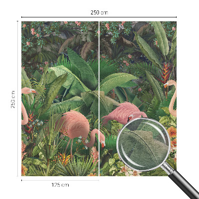 Dekoracyjna fototapeta na ścianę Dekoracyjna fototapeta na ścianę Różowe flamingi