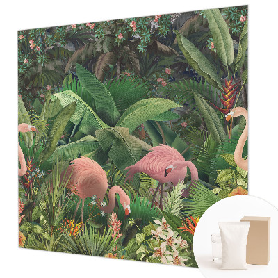 Dekoracyjna fototapeta na ścianę Dekoracyjna fototapeta na ścianę Różowe flamingi