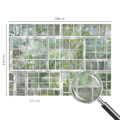 Tapeta fotograficzna fizelinowa Zielony las