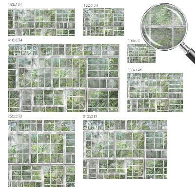 Tapeta fotograficzna fizelinowa Zielony las