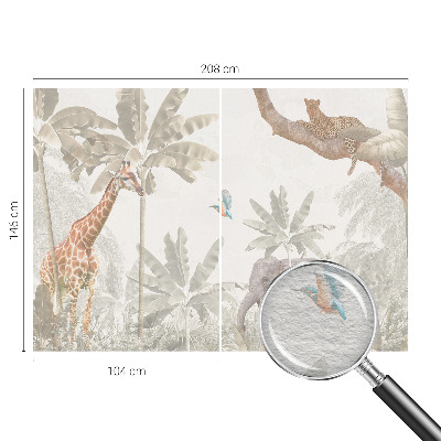 Nowoczesna fototapeta do salonu Tropikalna oaza