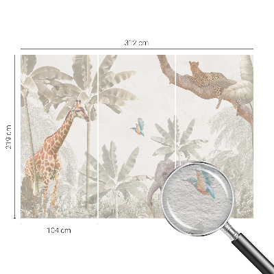 Nowoczesna fototapeta do salonu Tropikalna oaza