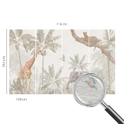 Nowoczesna fototapeta do salonu Tropikalna oaza