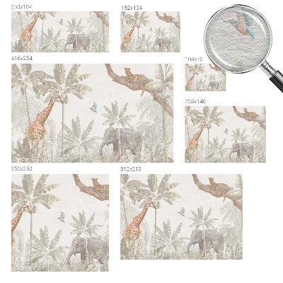 Nowoczesna fototapeta do salonu Tropikalna oaza