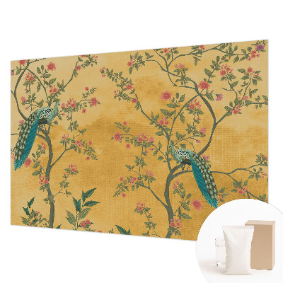 Dekoracyjna fototapeta na ścianę Pawie drzewa