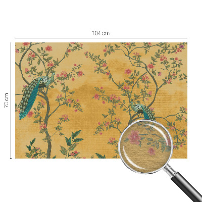 Dekoracyjna fototapeta na ścianę Pawie drzewa