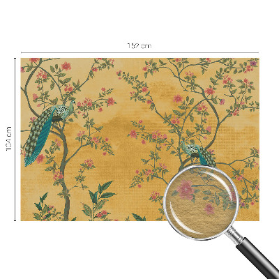 Dekoracyjna fototapeta na ścianę Pawie drzewa