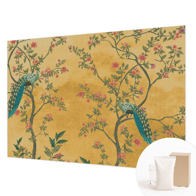 Dekoracyjna fototapeta na ścianę Pawie drzewa