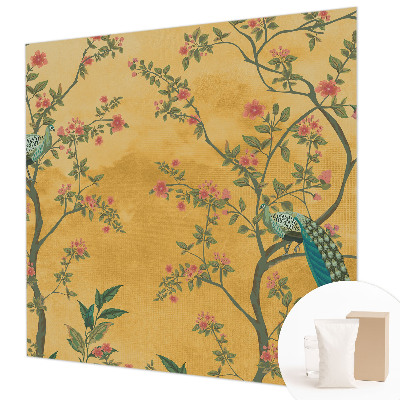 Dekoracyjna fototapeta na ścianę Pawie drzewa