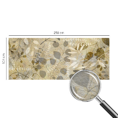 Fototapeta fizelinowa z nadrukiem Liście gałązki