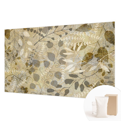 Fototapeta fizelinowa z nadrukiem Liście gałązki