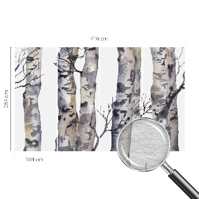 Fototapeta fizelinowa do sypialni Fototapeta fizelinowa do sypialni Osikowy las