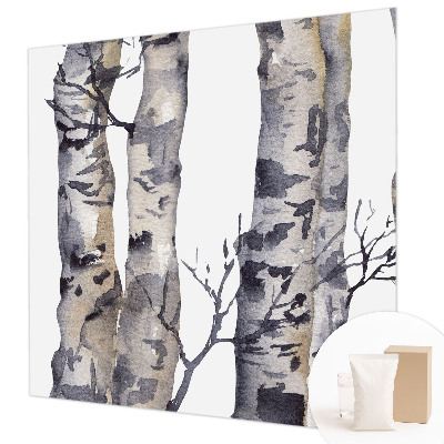 Fototapeta fizelinowa do sypialni Fototapeta fizelinowa do sypialni Osikowy las