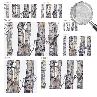 Fototapeta fizelinowa do sypialni Fototapeta fizelinowa do sypialni Osikowy las